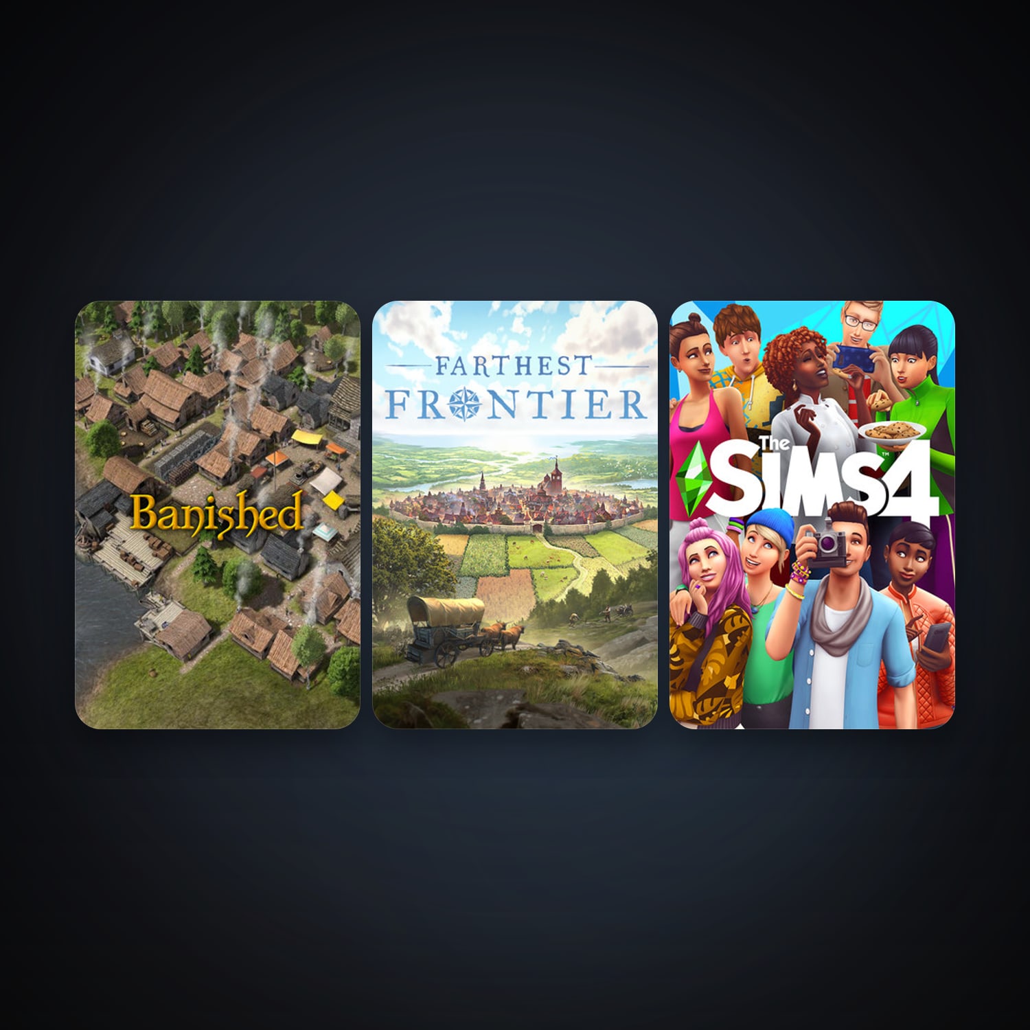 Banished + Farthest Frontier, 3 games, clean — HabibiAccounts