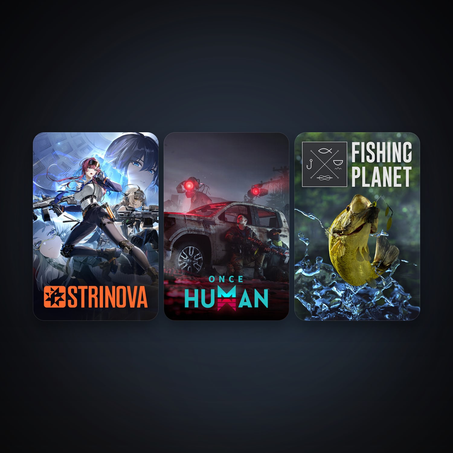 Fishing Planet + Strinova, 9 games, clean — HabibiAccounts