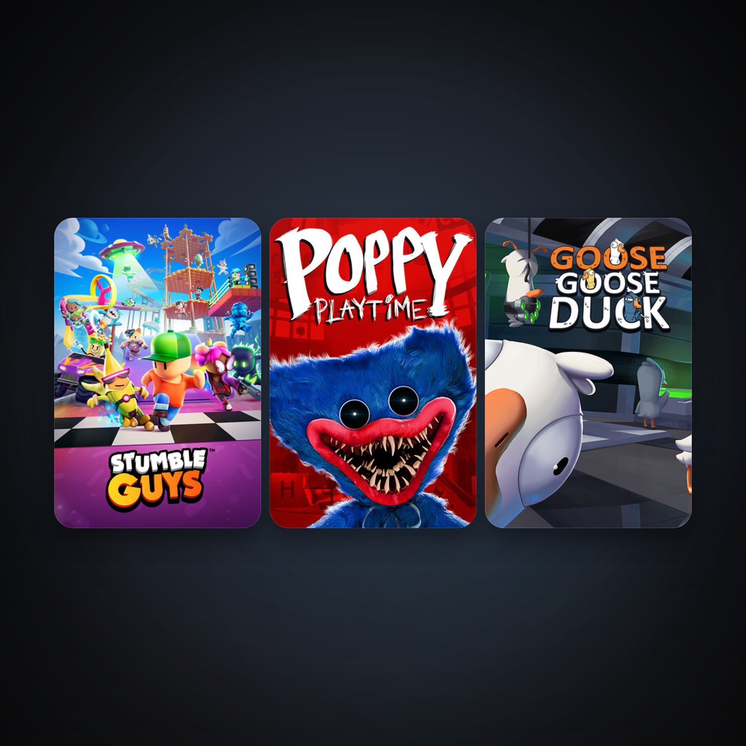 Goose Goose Duck + Stumble Guys, 12 games, clean — HabibiAccounts