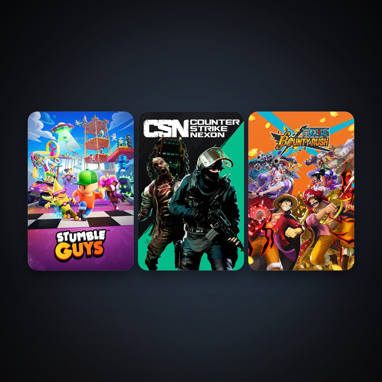 Counter-Strike Nexon: Studio + Stumble Guys, 3 games, clean — HabibiAccounts