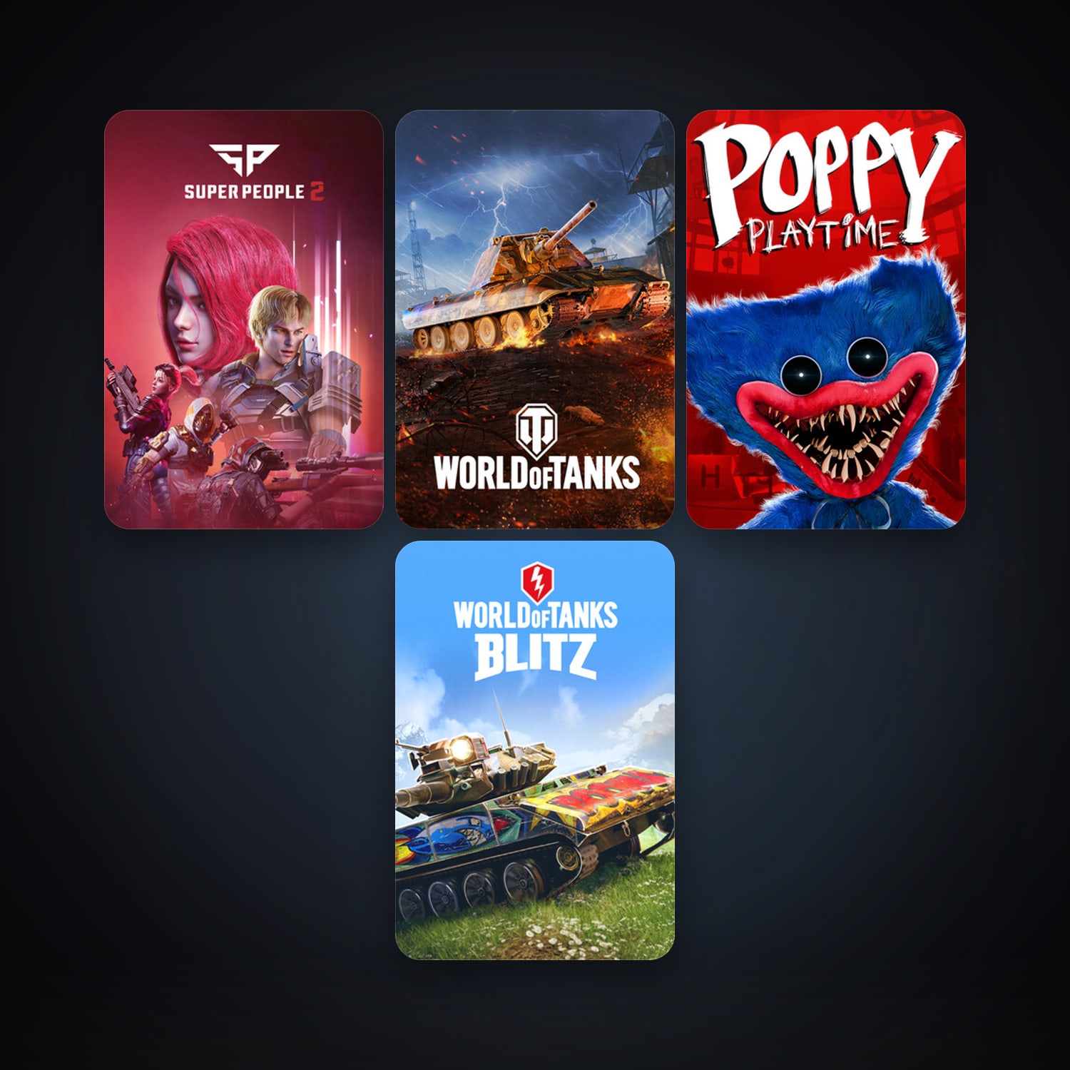 World of Tanks Blitz + SUPER PEOPLE, 8 games, clean — HabibiAccounts