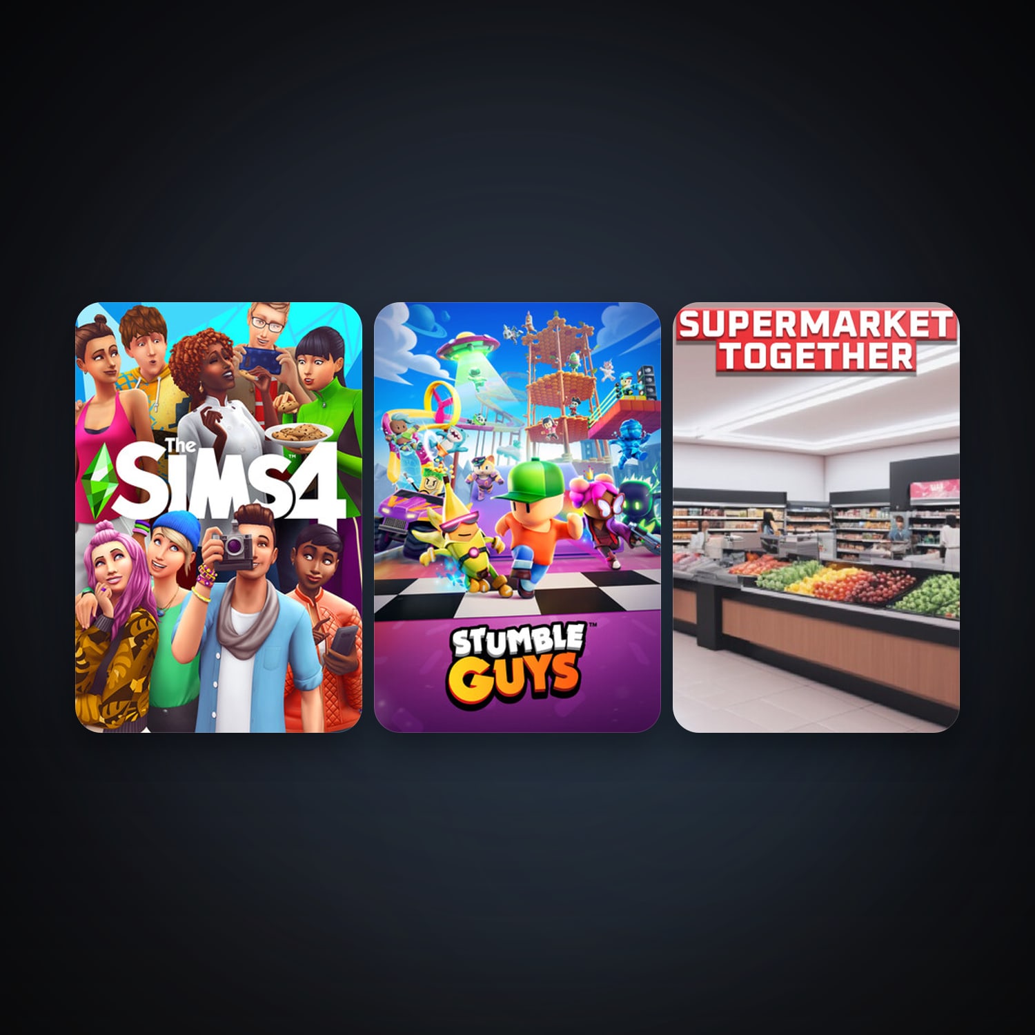 The Sims 4 + Stumble Guys, 4 games, clean — HabibiAccounts