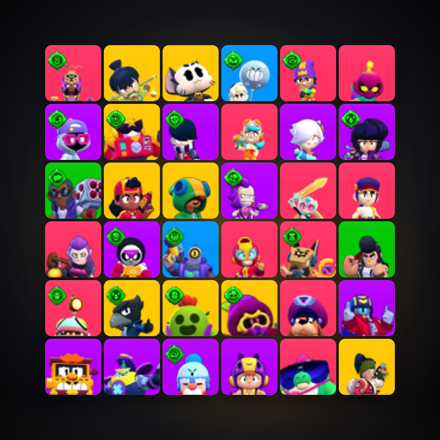 107 Brawlers | 96.8K Trophies — Supercell Account — HabibiAccounts