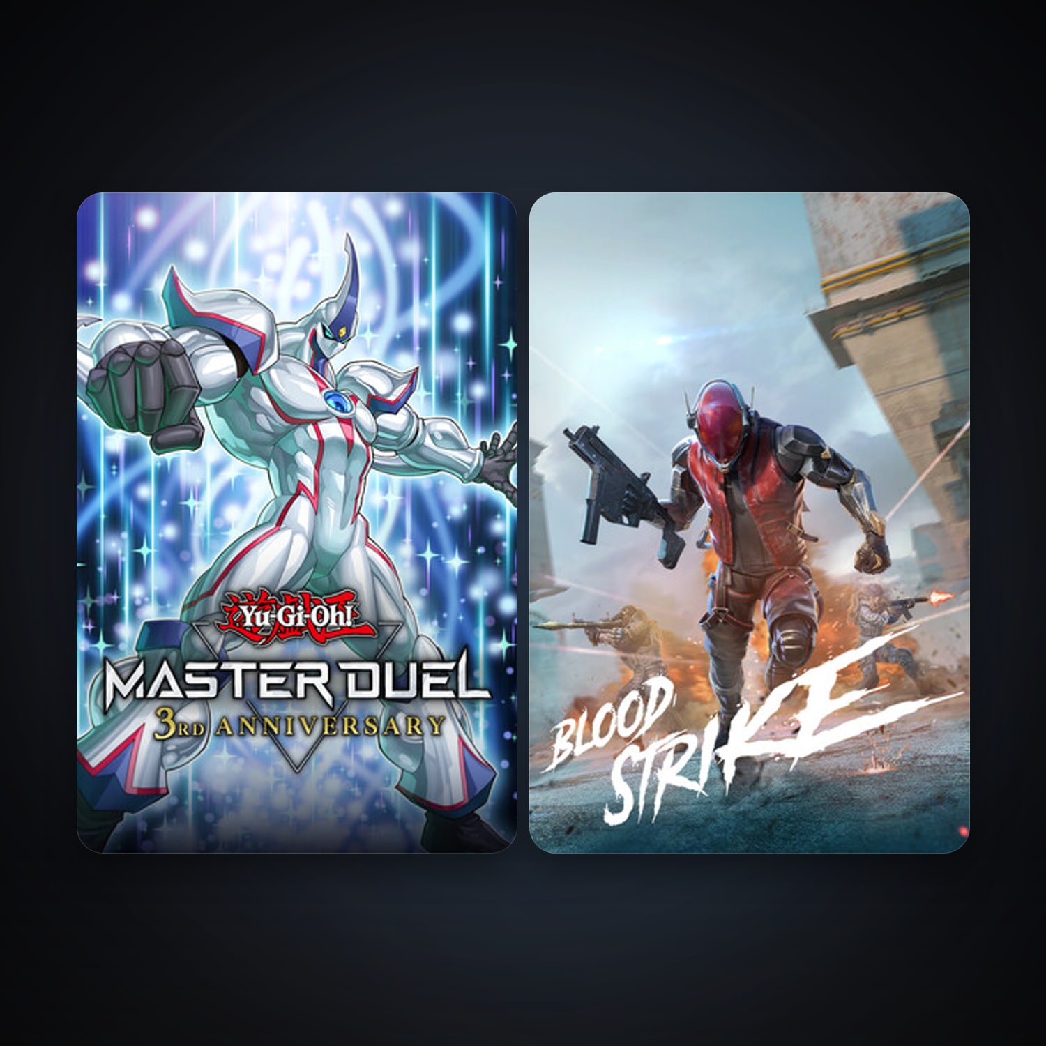 Yu-Gi-Oh! Master Duel + Blood Strike, 3 games, clean — HabibiAccounts