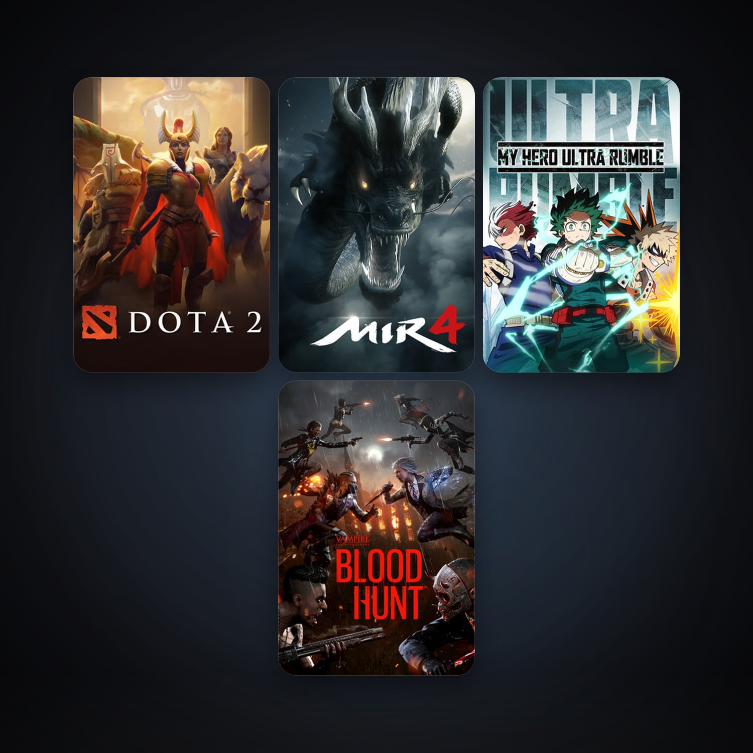 Dota 2 + Vampire: The Masquerade - Bloodhunt, 8 games, clean — HabibiAccounts