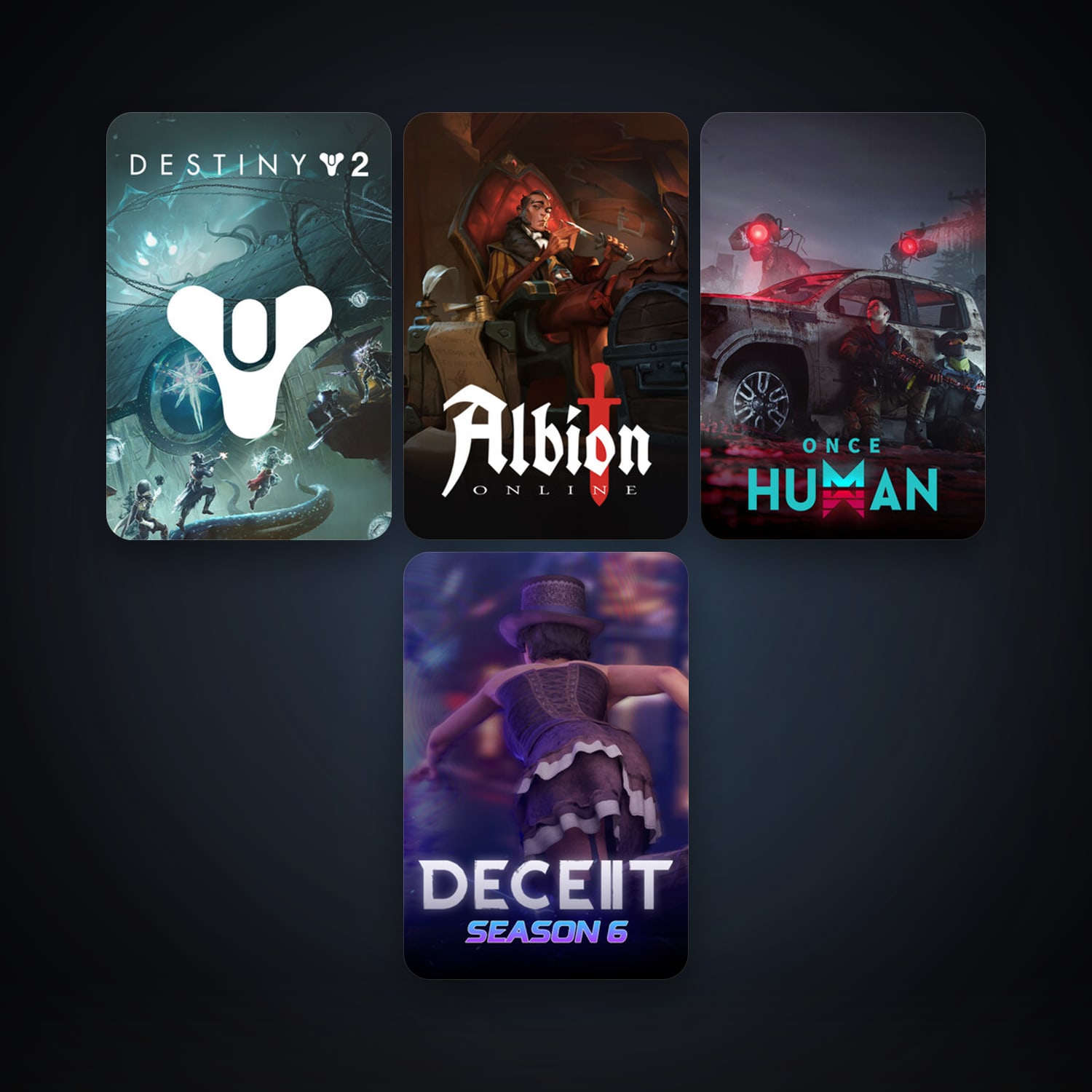 Albion Online + Destiny 2, 5 games, clean — HabibiAccounts