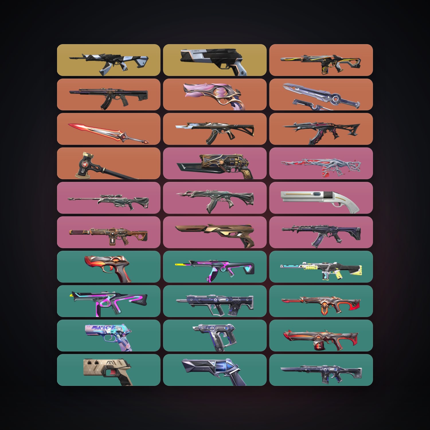 EU Bronze 3 locker — 3 knives, 75 skins, lvl 261 · 263446415 — HabibiAccounts