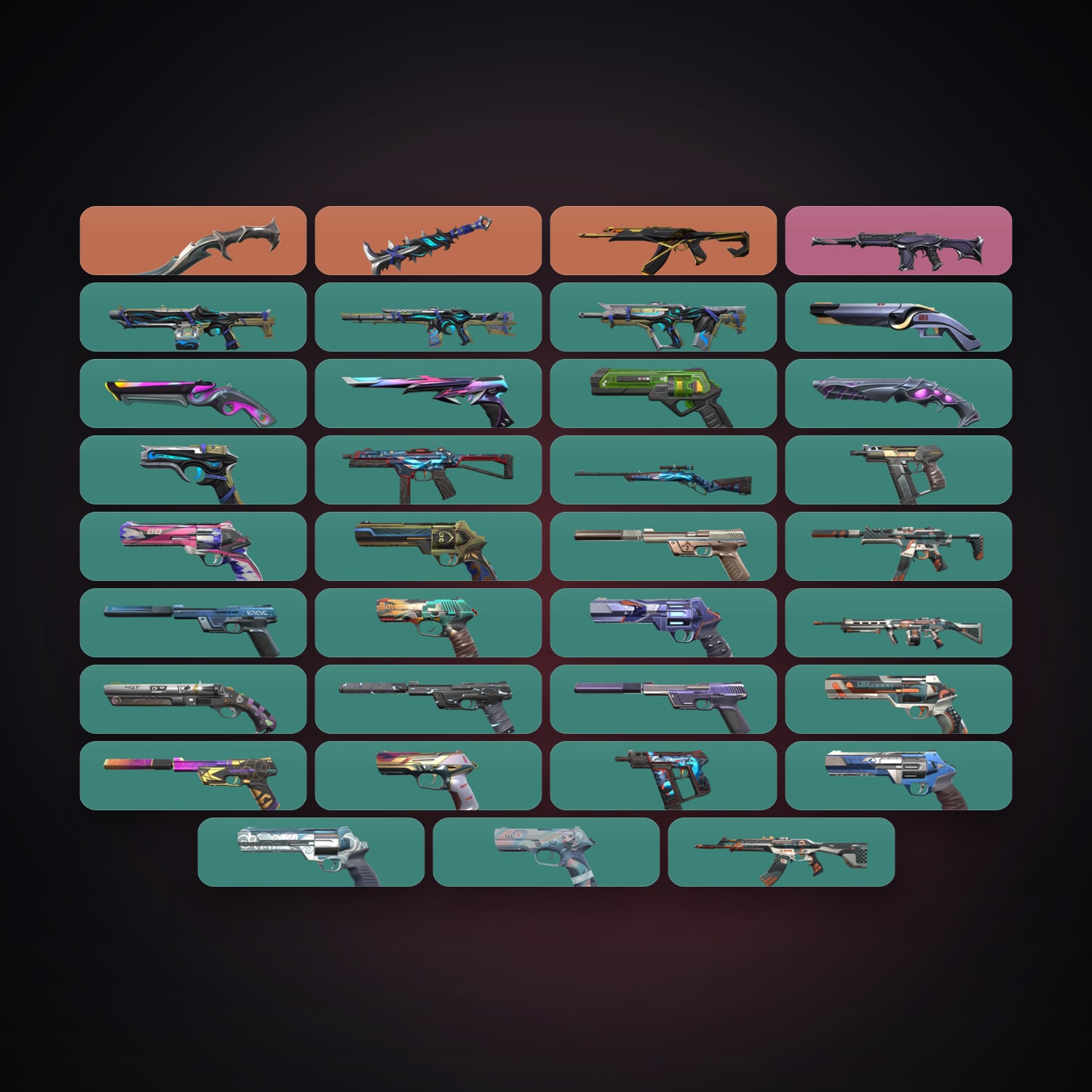 NA Bronze 3 locker — 2 knives, 36 skins, lvl 318 — HabibiAccounts