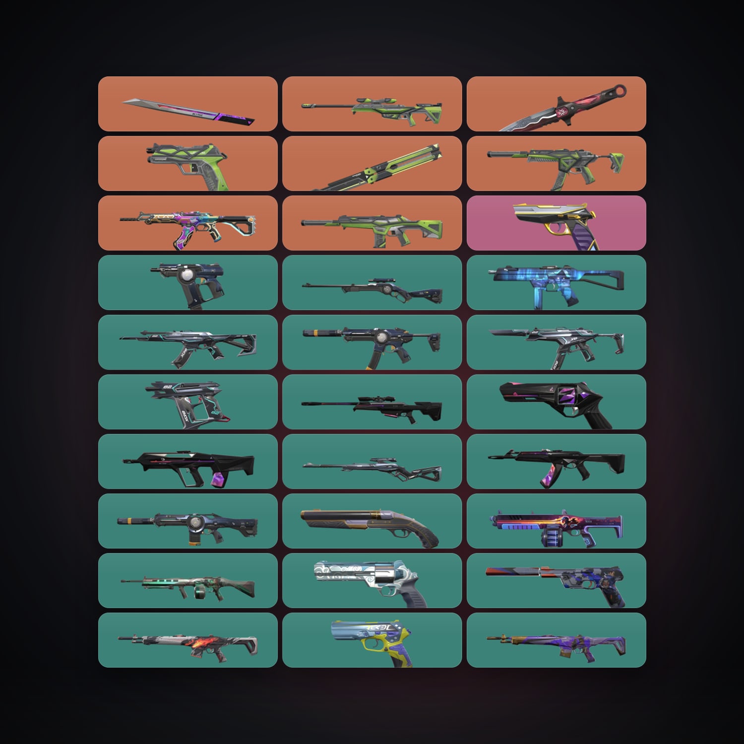 NA Bronze 3 locker — 3 knives, 48 skins, lvl 128 — HabibiAccounts