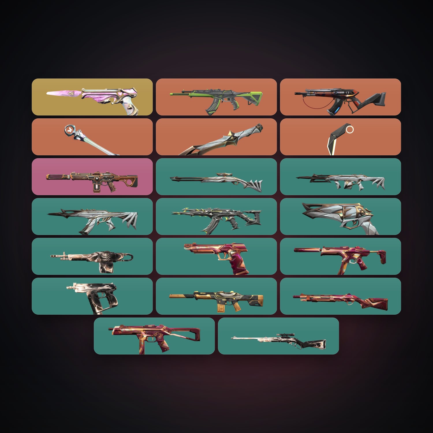 NA Iron 2 locker — 3 knives, 21 skins, lvl 37 — HabibiAccounts