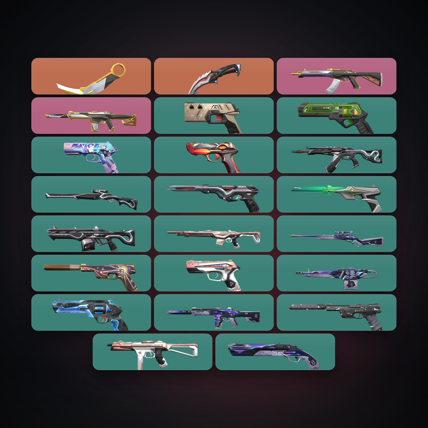 BR Silver 1 locker — 2 knives, 23 skins, lvl 160 — HabibiAccounts