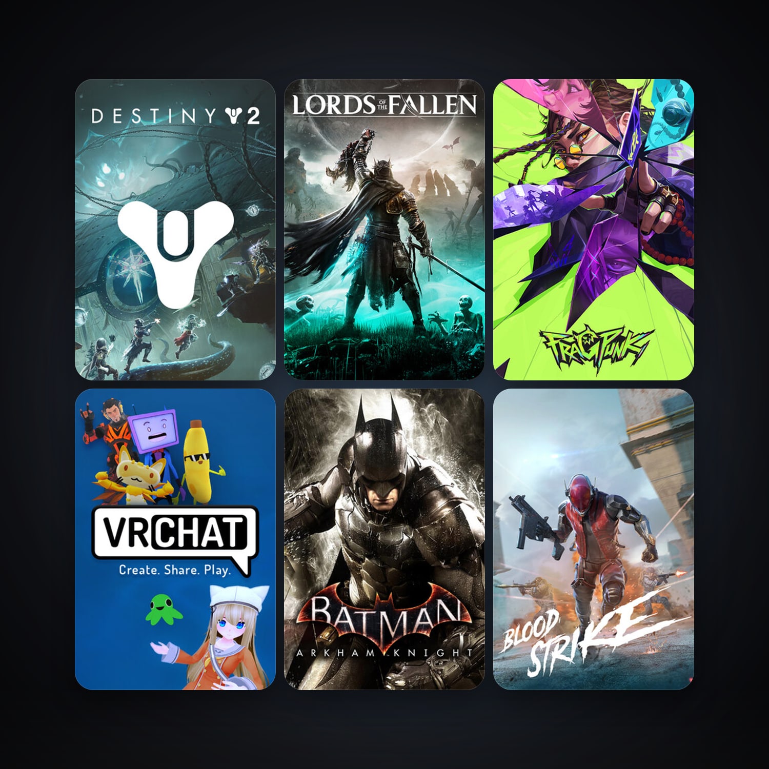 Batman: Arkham Knight + VRChat, 77 games, clean — HabibiAccounts