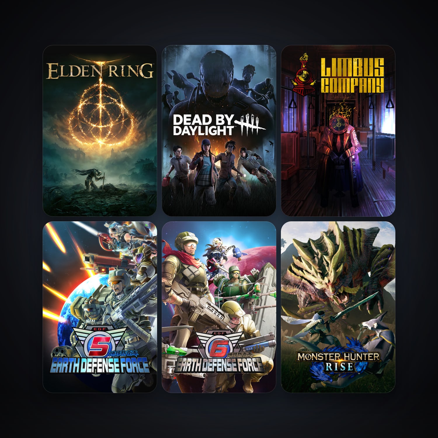 Dead by Daylight + MONSTER HUNTER: WORLD, 247 games, Steam 11, clean — HabibiAccounts