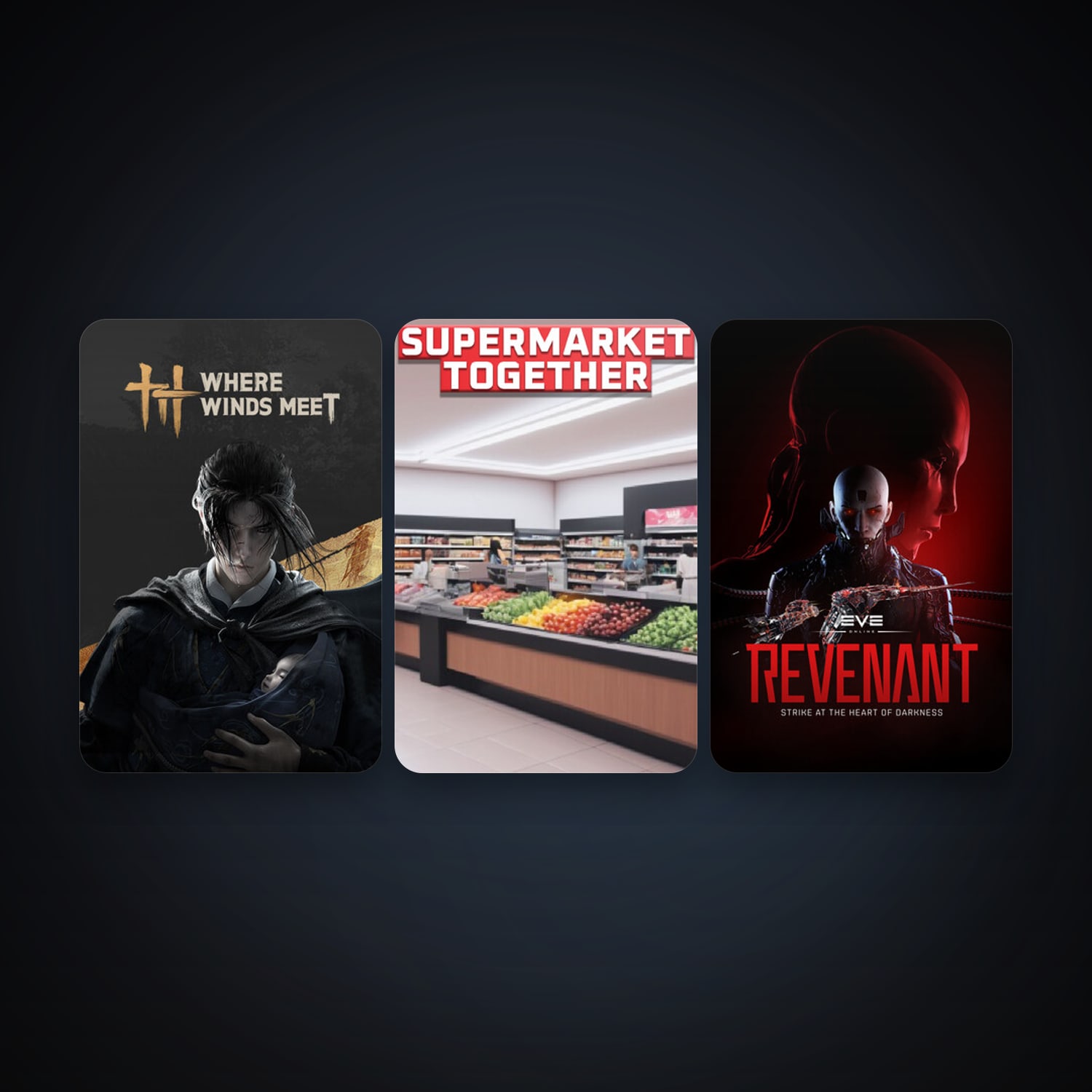 EVE Online + Supermarket Together, 4 games, clean — HabibiAccounts