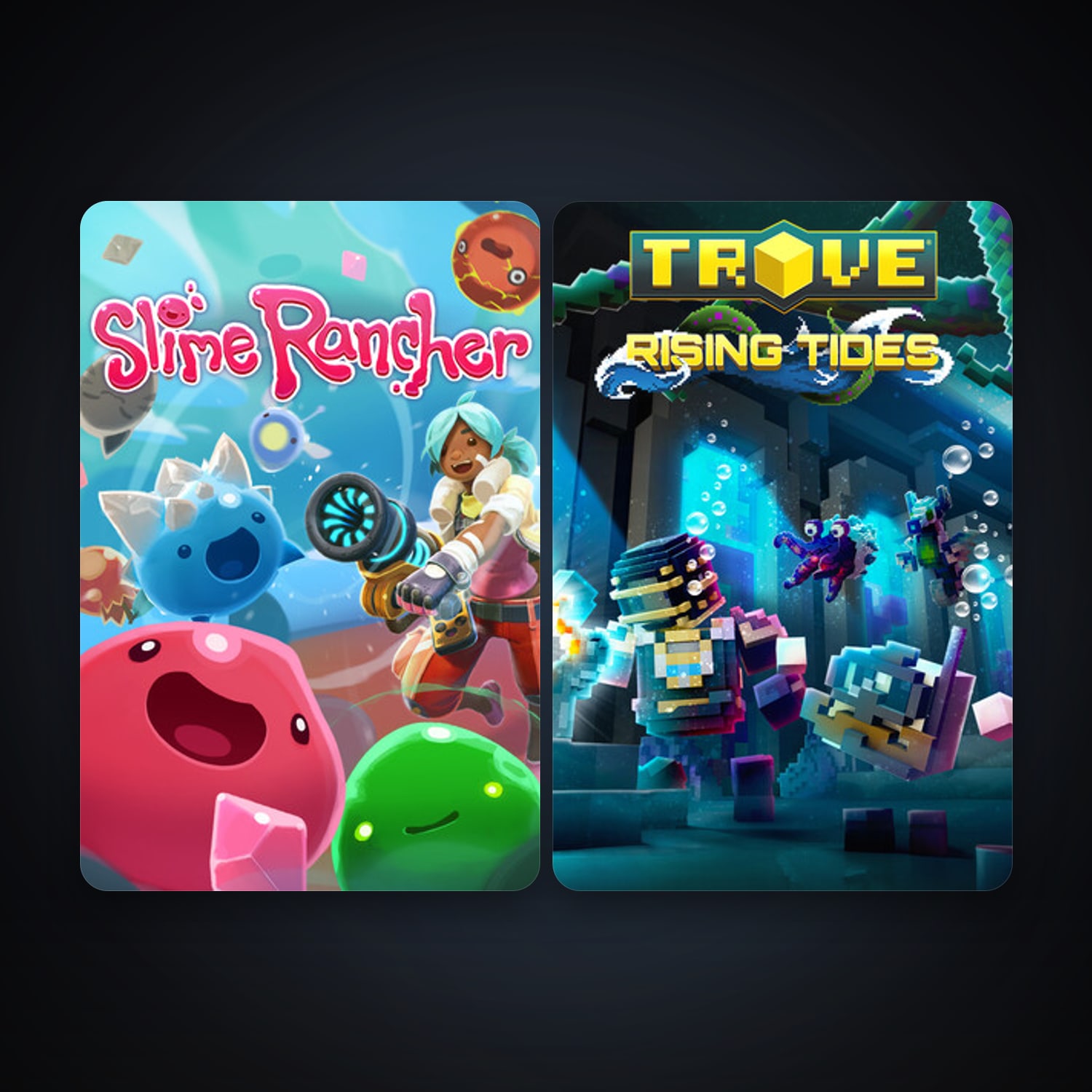 Trove + Slime Rancher, 3 games, clean — HabibiAccounts