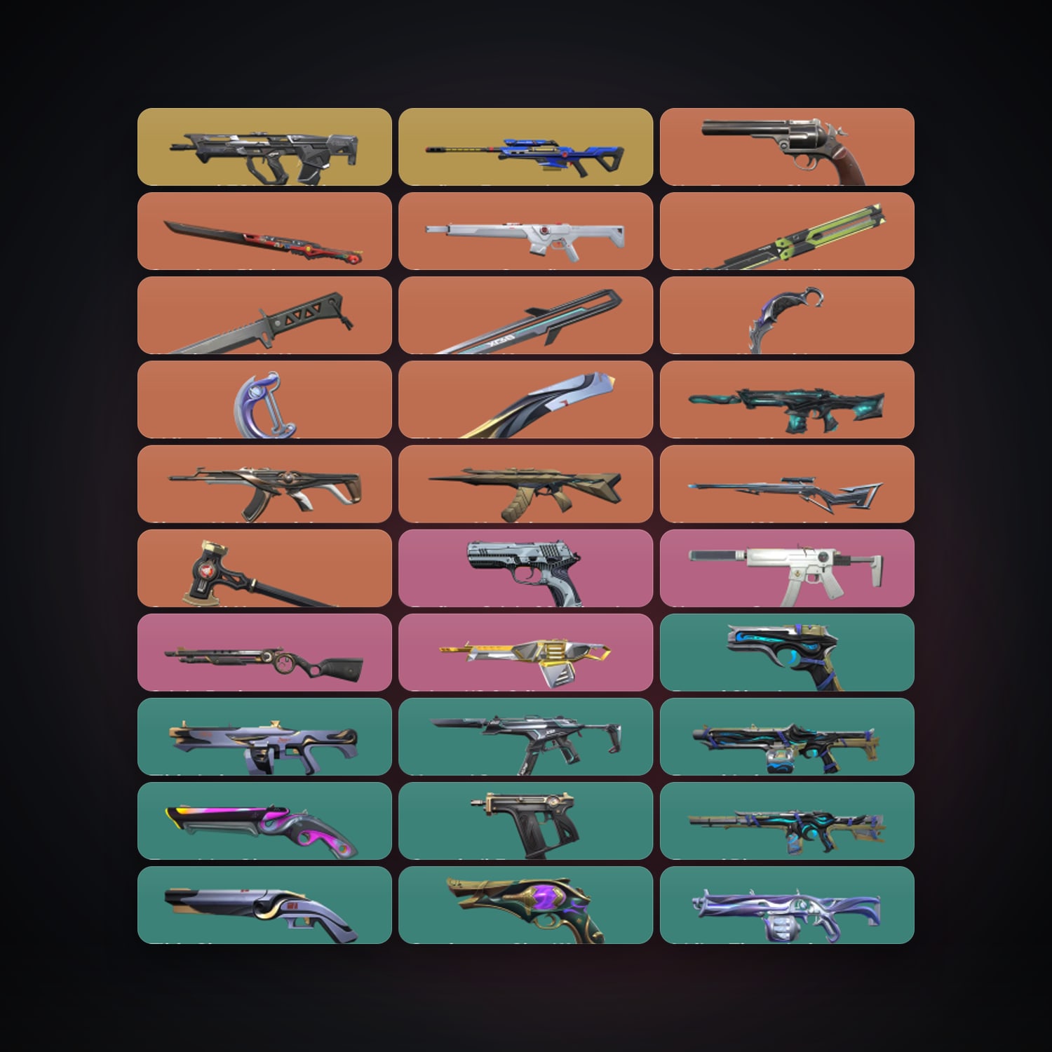 EU Gold 1 locker — 8 knives, 84 skins, lvl 189 — HabibiAccounts