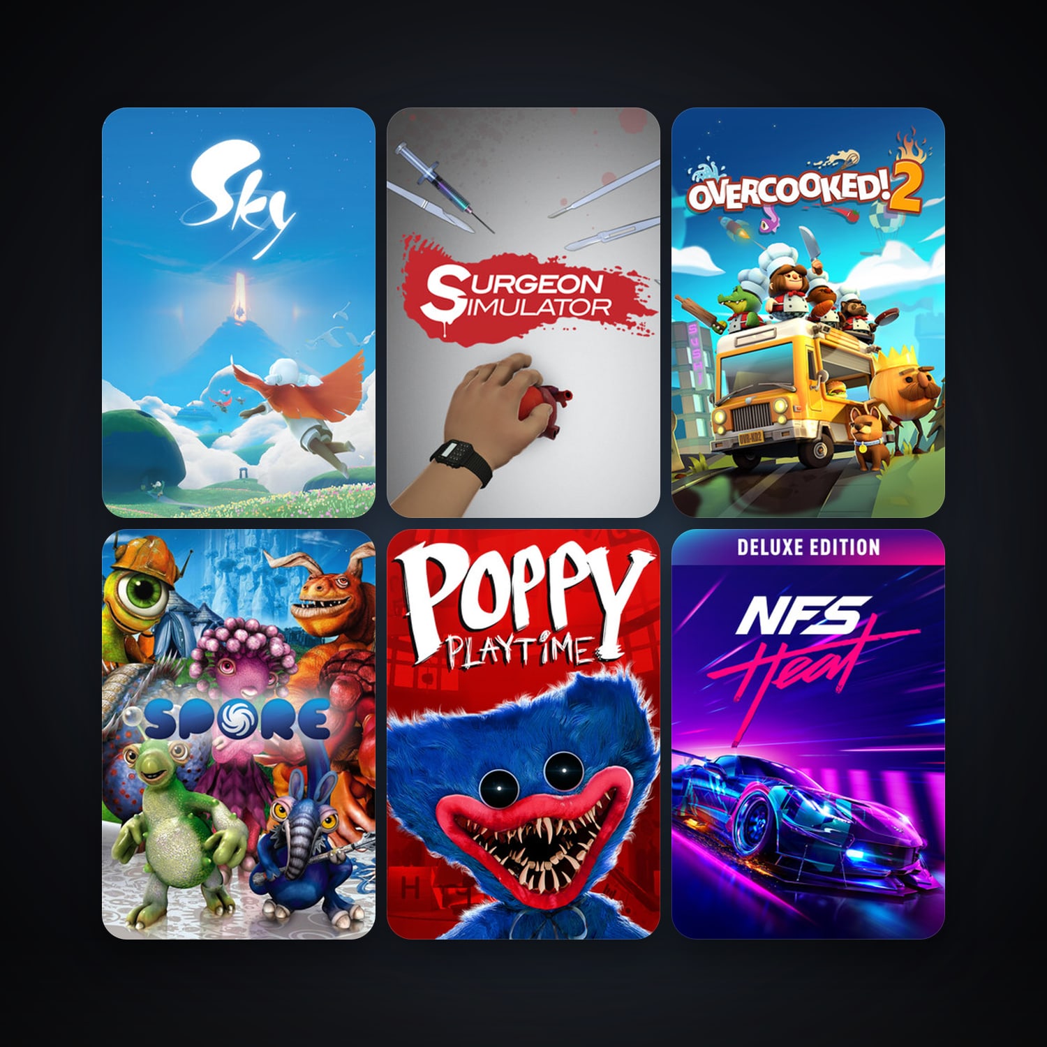 SPORE + Batman: Arkham Knight, 16 games, clean — HabibiAccounts