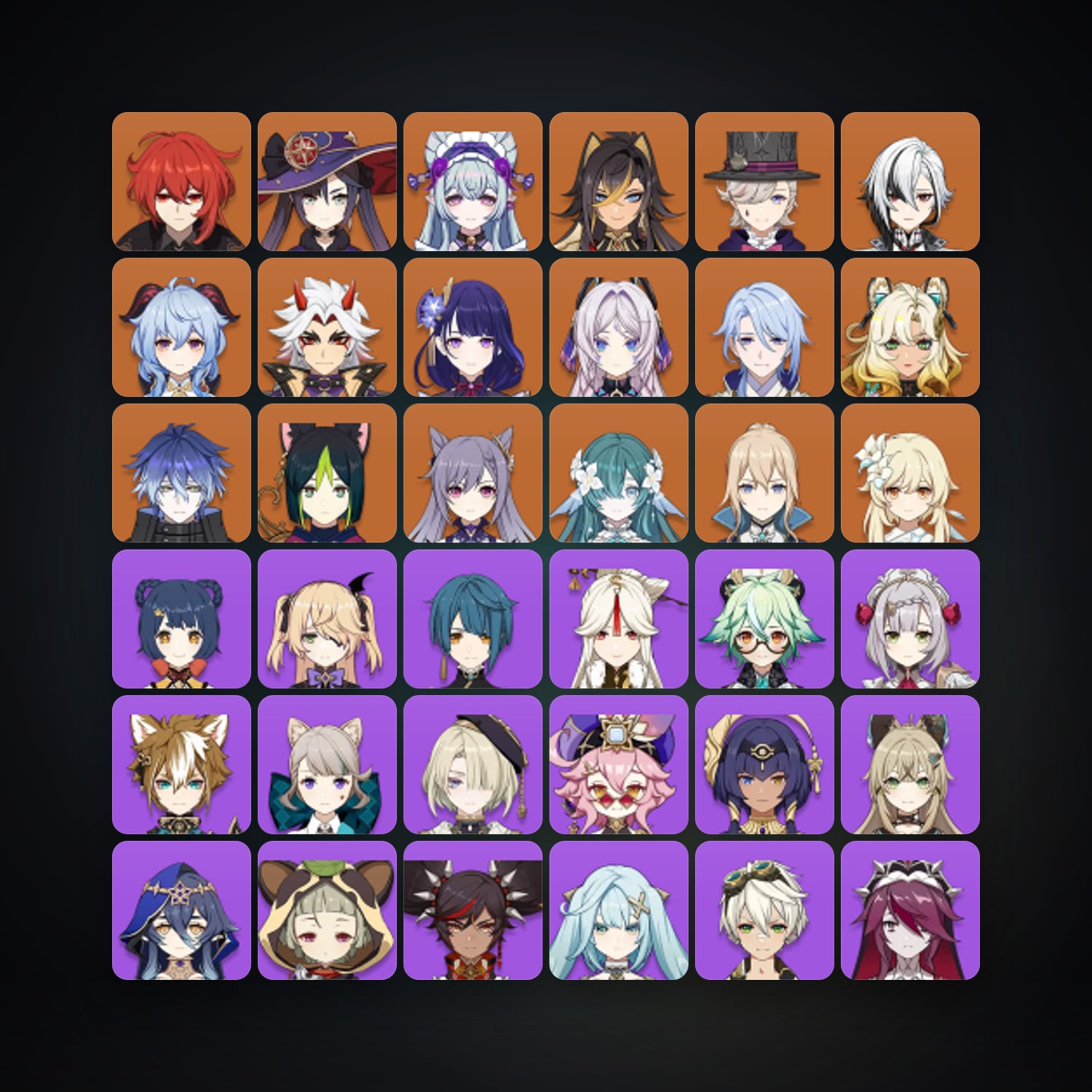 Genshin Impact | AR 56 | 62 Chars | 17× 5★ — Genshin / miHoYo Account — HabibiAccounts