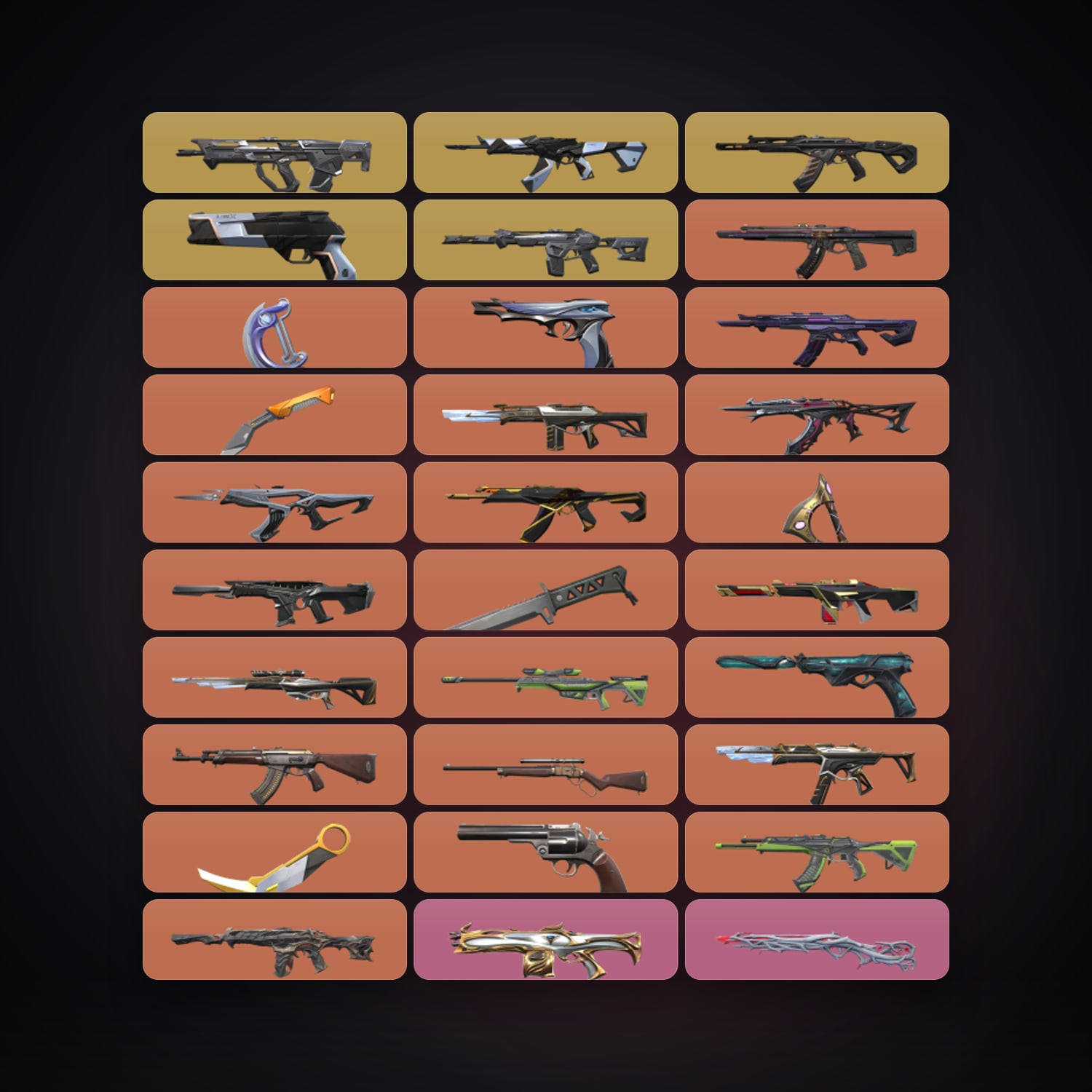 EU Immortal 2 locker — 5 knives, 128 skins, lvl 689 — HabibiAccounts