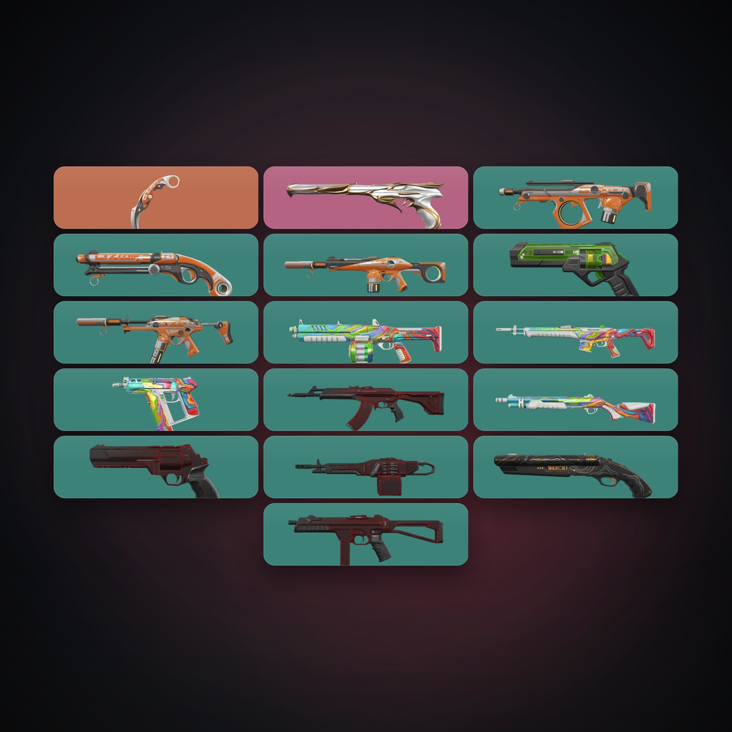 LA Silver 3 locker — 1 knives, 17 skins, lvl 88 — HabibiAccounts