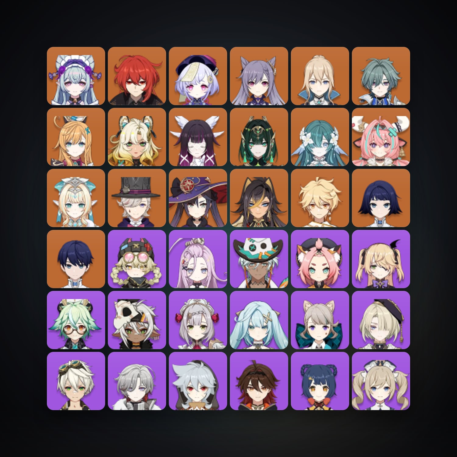 Genshin Impact | AR 57 | 62 Chars | 16× 5★ — Genshin / miHoYo Account — HabibiAccounts