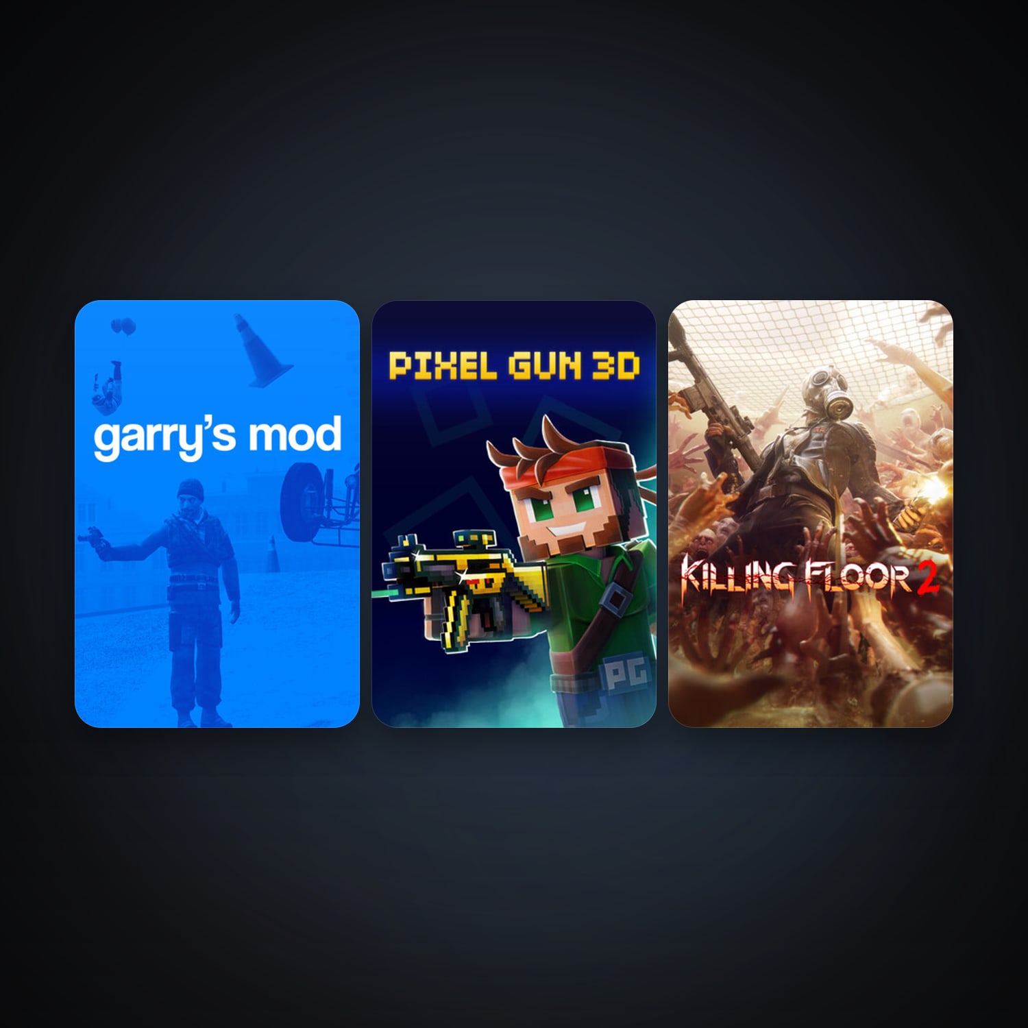Garry's Mod + Killing Floor 2, 6 games, clean — HabibiAccounts
