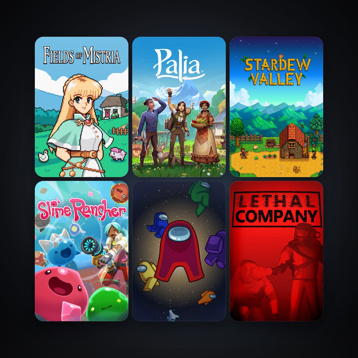 Stardew Valley + Slime Rancher, 21 games, clean — HabibiAccounts