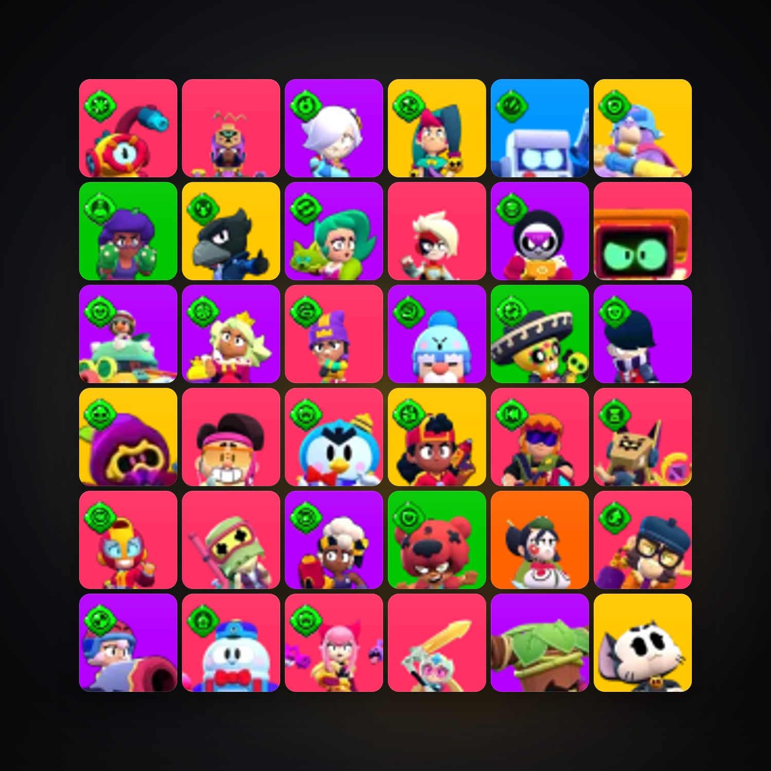 107 Brawlers | 200.6K Trophies — Supercell Account — HabibiAccounts