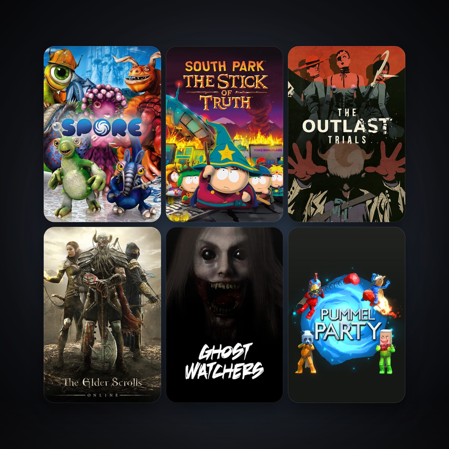 SPORE + South Park: The Stick of Truth, 14 games, clean — HabibiAccounts