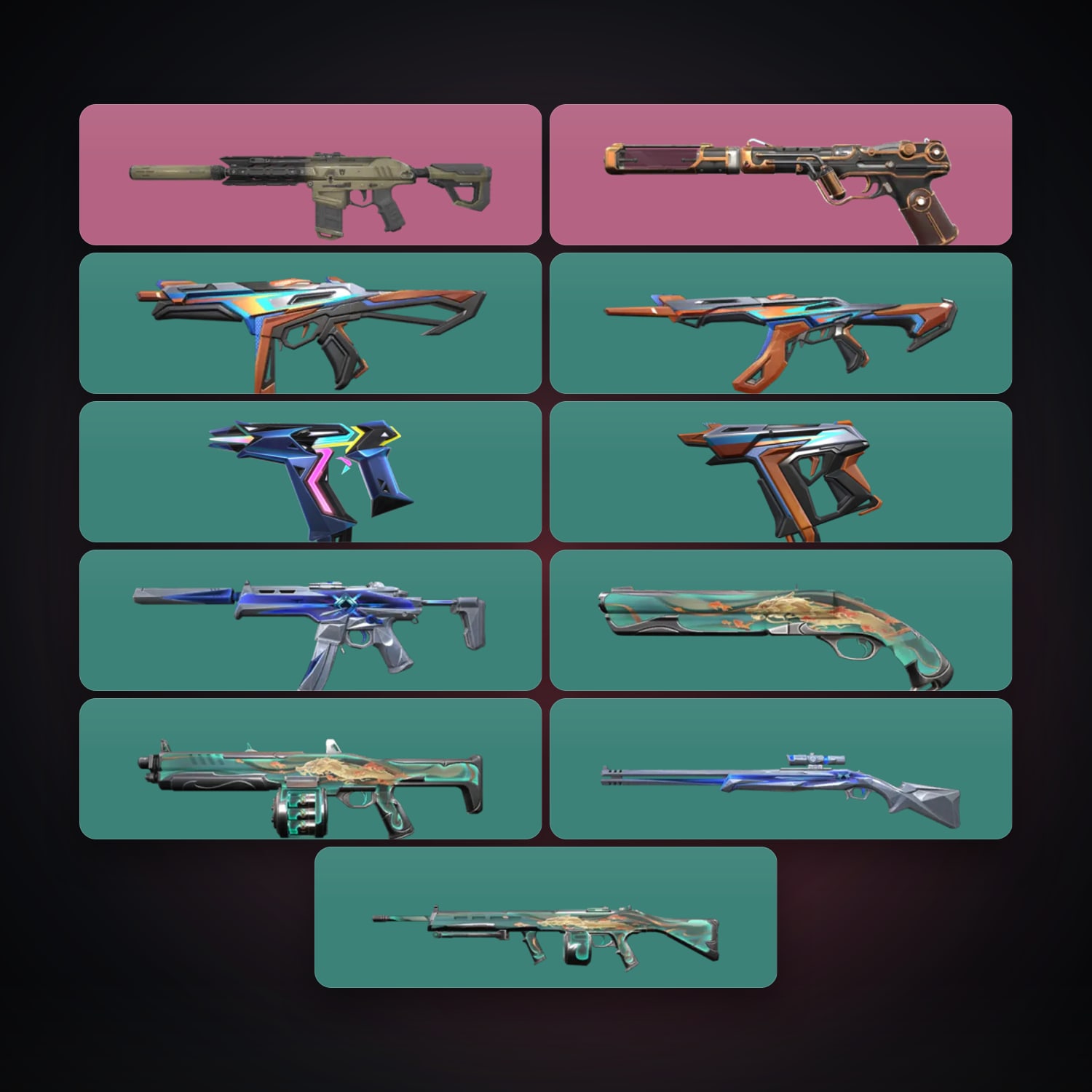 EU Bronze 2 locker — 11 skins, lvl 43 — HabibiAccounts