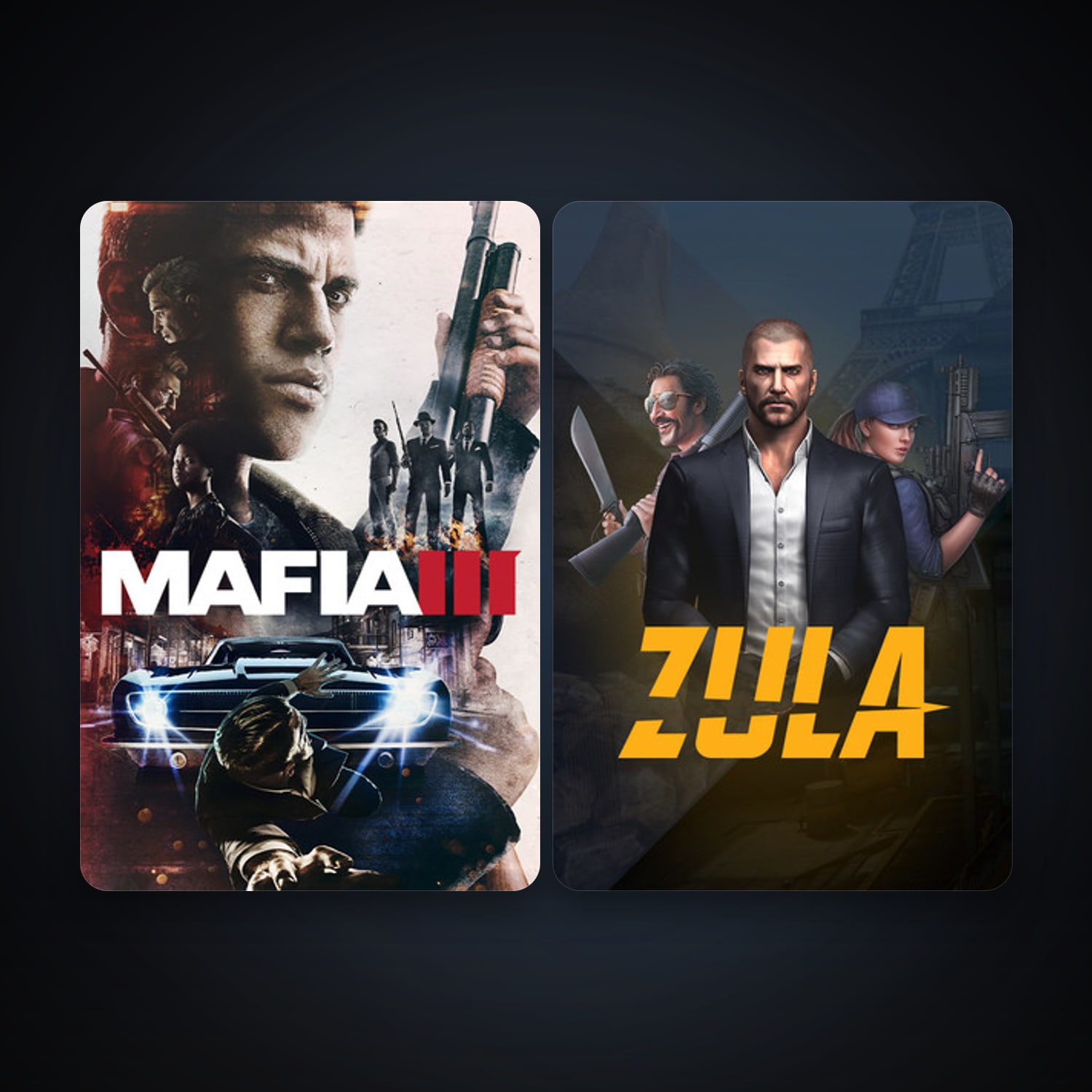 Mafia III + Zula Türkiye, 5 games, clean — HabibiAccounts