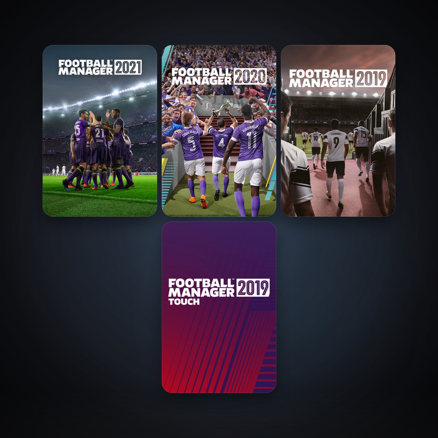 Football Manager 2019 + Football Manager 2019 Touch, 8 games, clean — HabibiAccounts