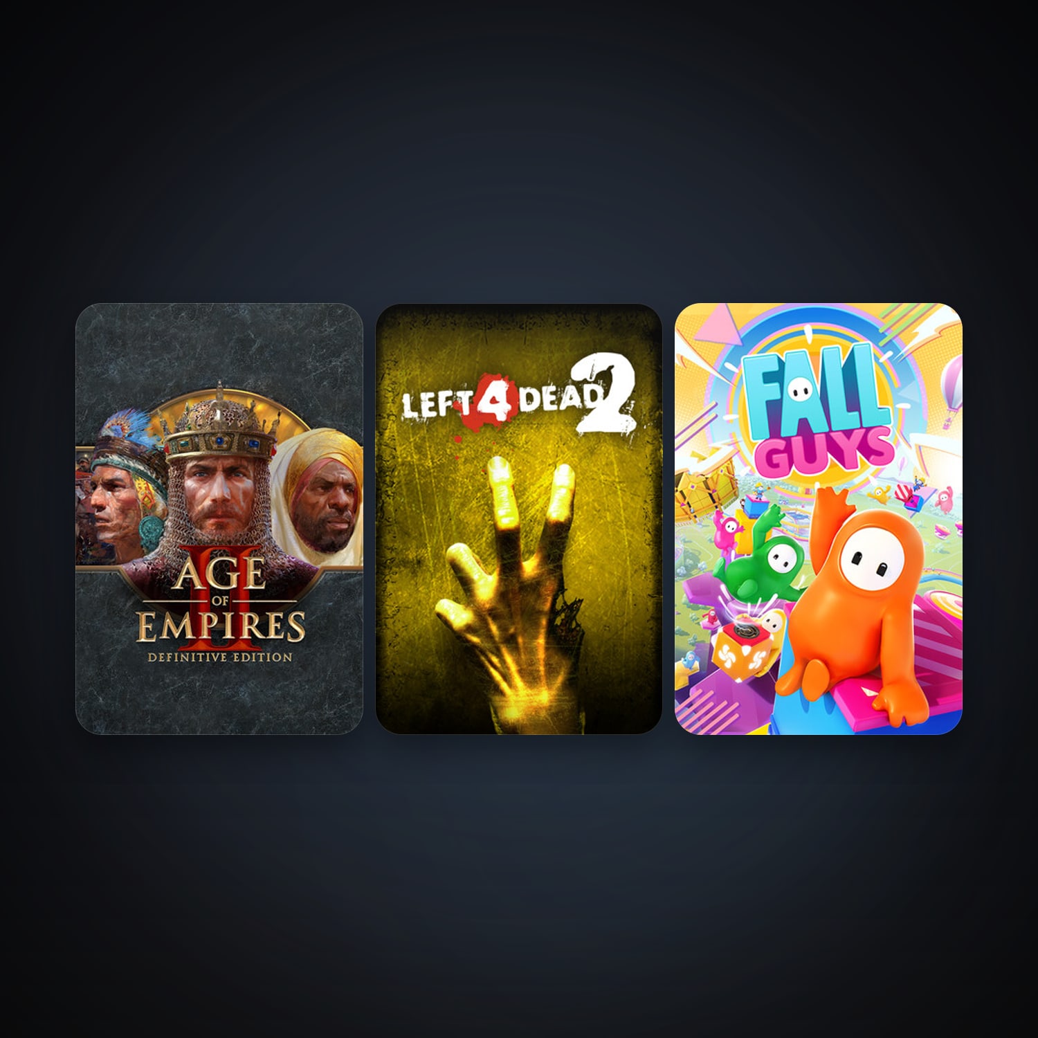 Left 4 Dead 2 + Age of Empires II: Definitive Edition, 3 games, clean — HabibiAccounts