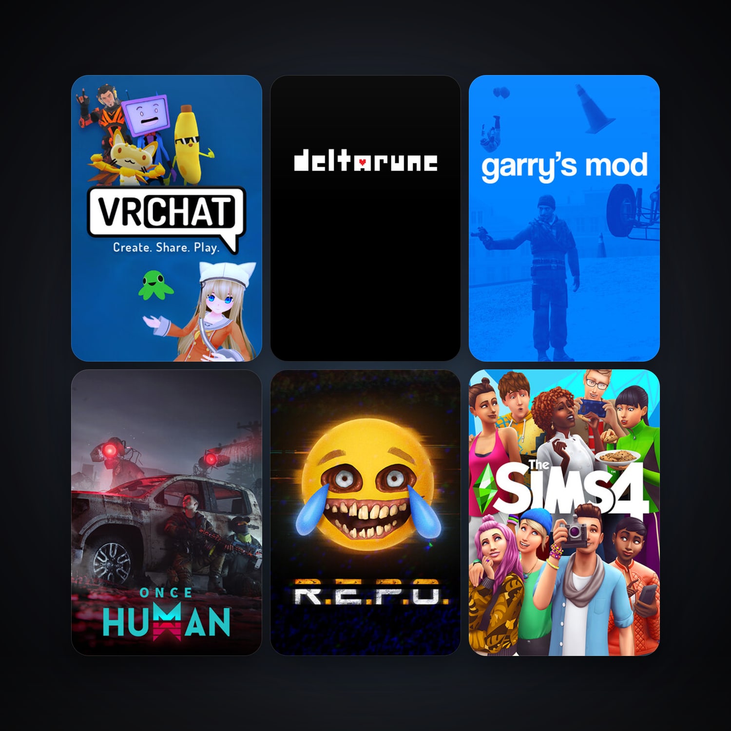 Garry's Mod + Undertale, 22 games, clean — HabibiAccounts