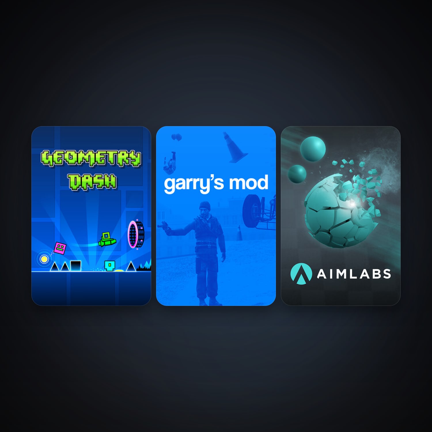 Garry's Mod + Geometry Dash, 4 games, clean — HabibiAccounts