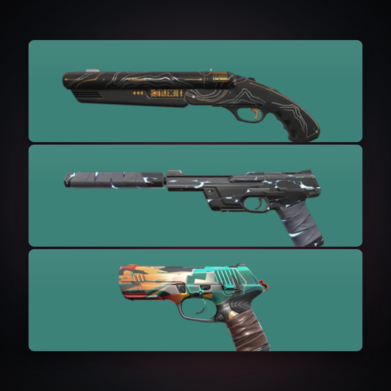 EU Gold 2 locker — 3 skins, lvl 84 — HabibiAccounts