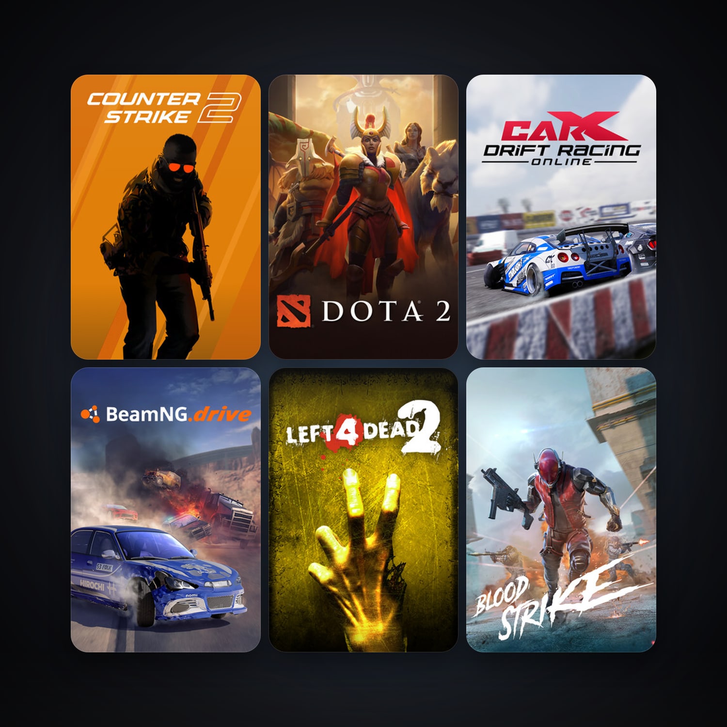Left 4 Dead 2 + Dota 2, 17 games, clean — HabibiAccounts