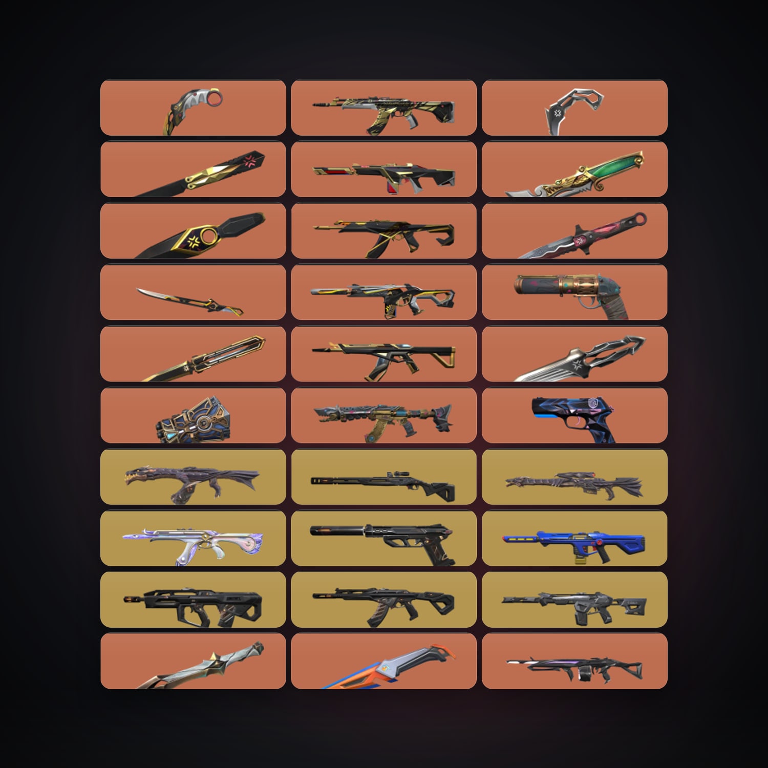EU Immortal 1 locker — 62 knives, 557 skins, lvl 742 — HabibiAccounts