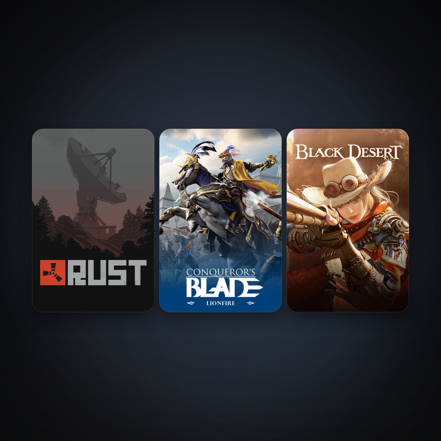Rust + Black Desert Online, 7 games, clean — HabibiAccounts