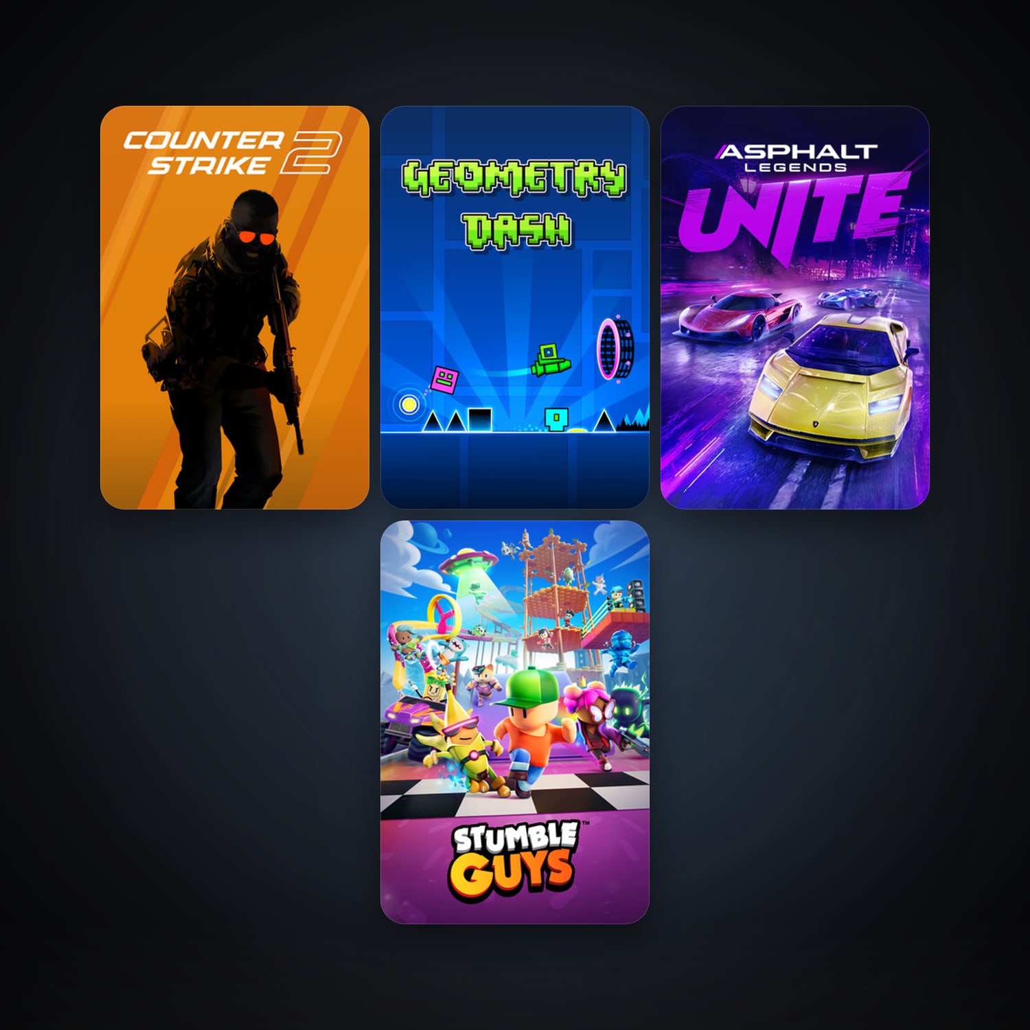 CS2 Prime + Geometry Dash, 11 games, clean — HabibiAccounts