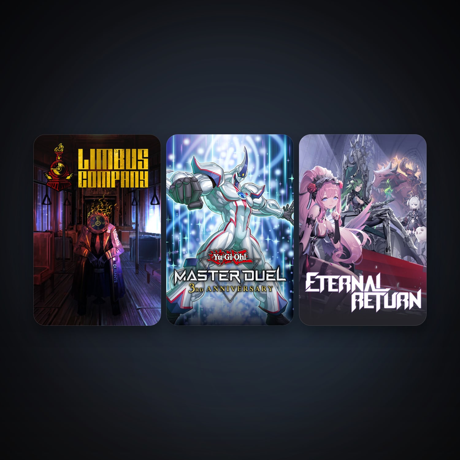 Eternal Return + Yu-Gi-Oh! Master Duel, 4 games, clean — HabibiAccounts
