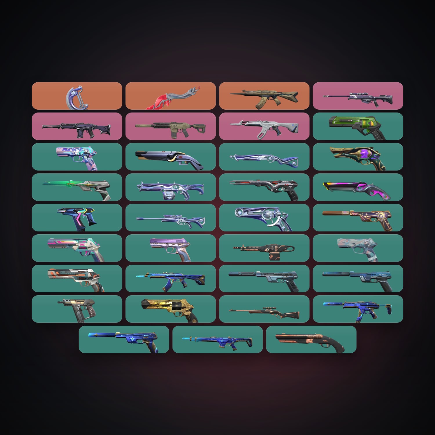BR Silver 1 locker — 2 knives, 37 skins, lvl 410 — HabibiAccounts