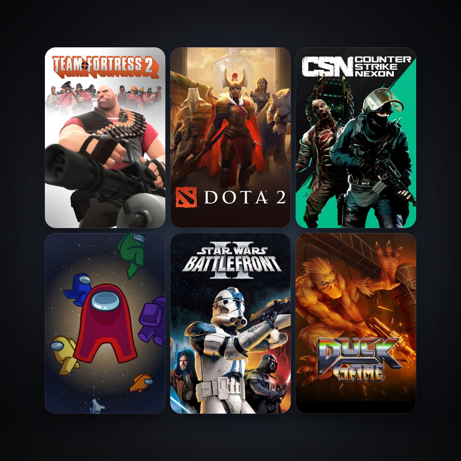 Team Fortress 2 + Dota 2, 30 games, clean — HabibiAccounts