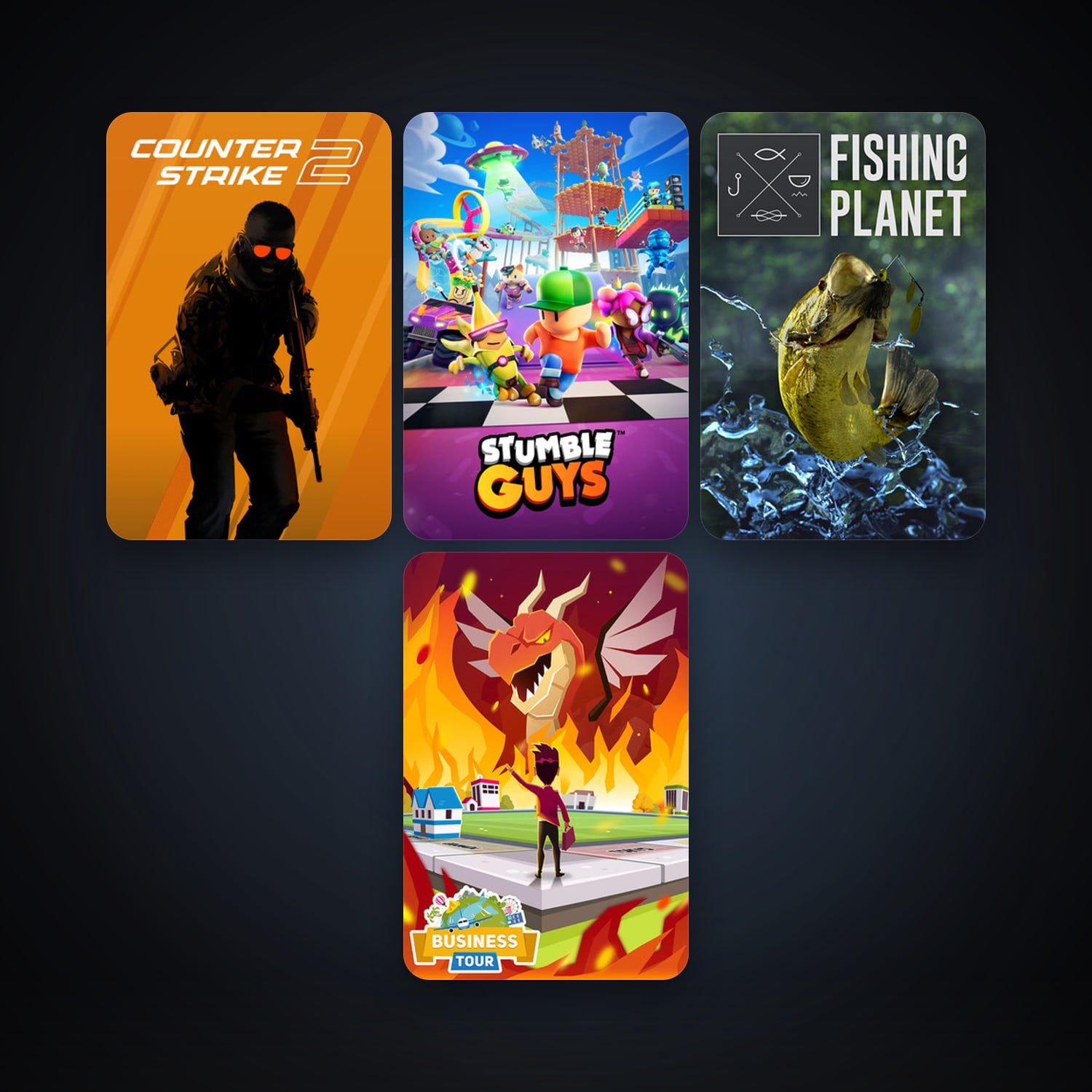 CS2 Prime + Fishing Planet, 6 games, clean — HabibiAccounts