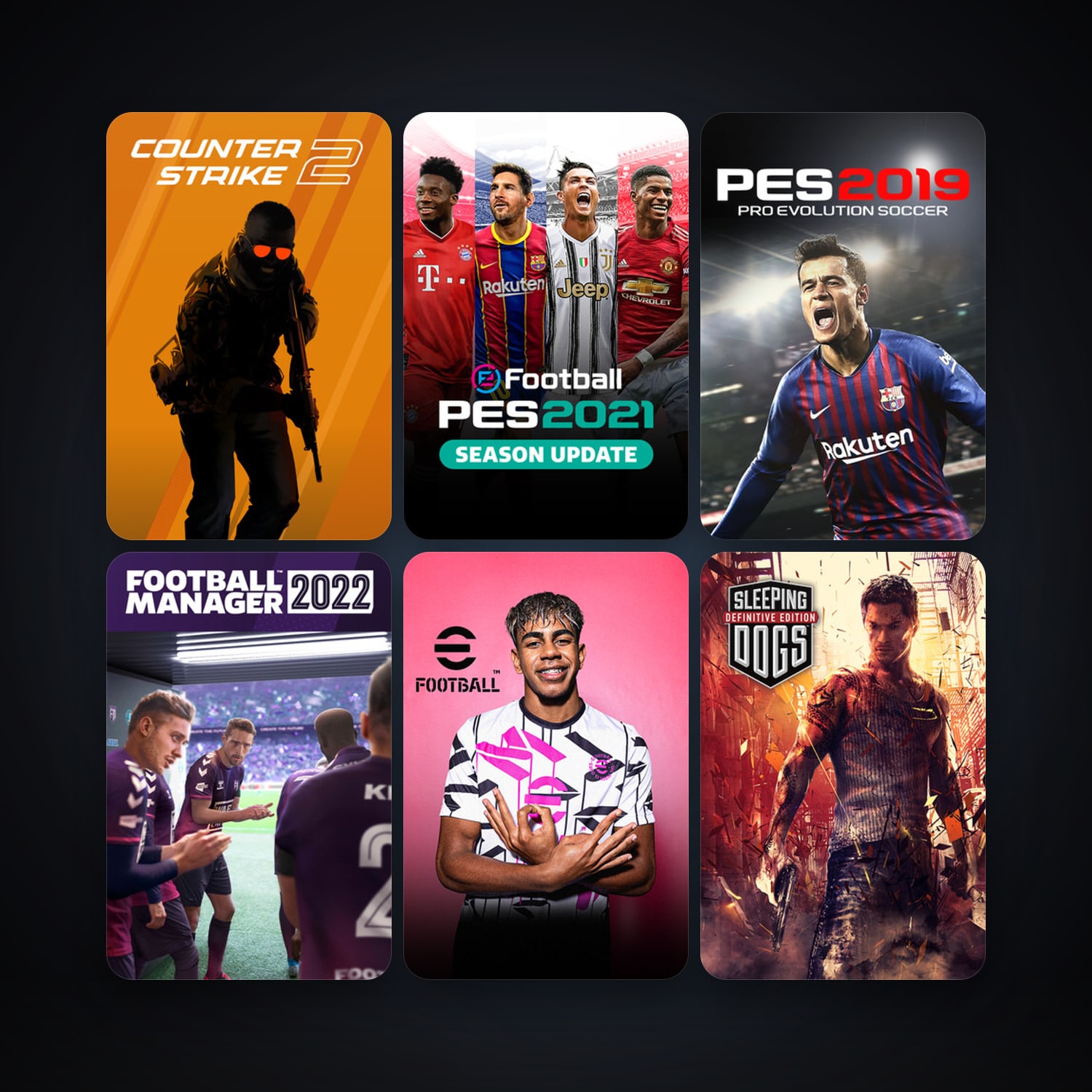 CS2 Prime + Sleeping Dogs: Definitive Edition, 12 games, clean — HabibiAccounts