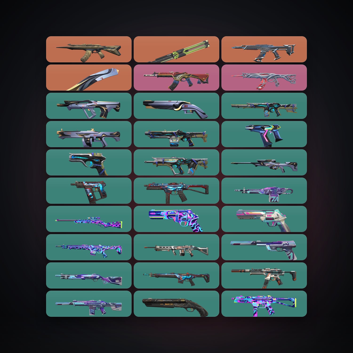 BR Plat 3 locker — 2 knives, 30 skins, lvl 99 — HabibiAccounts