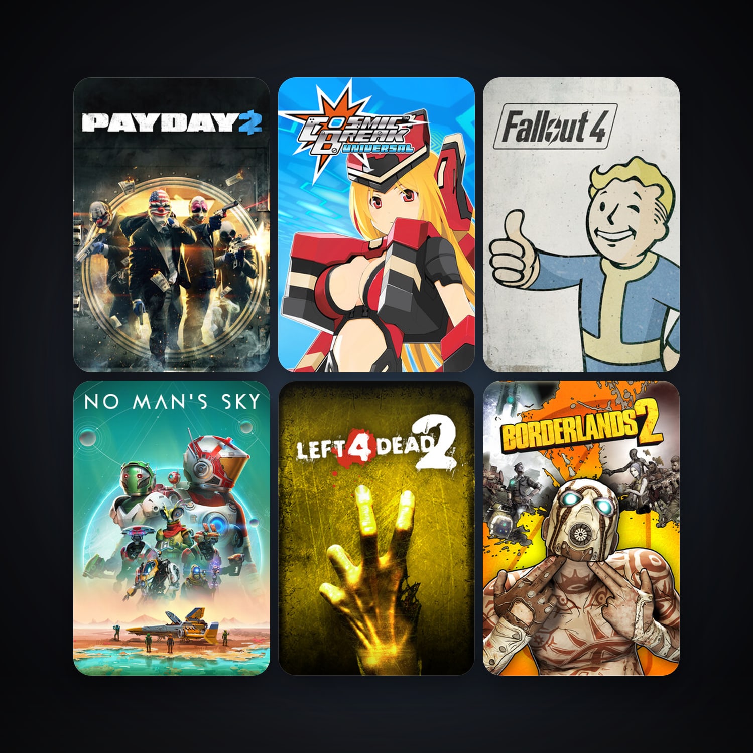 Left 4 Dead 2 + PAYDAY The Heist, 139 games, Steam 10, clean — HabibiAccounts