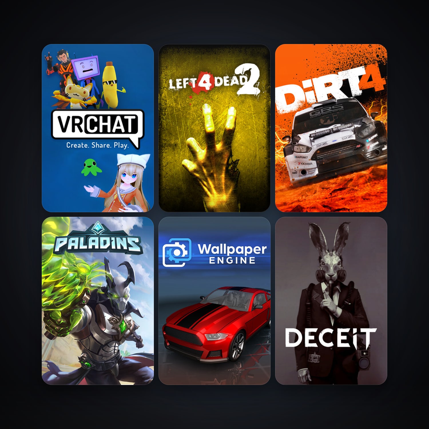 Left 4 Dead 2 + Free CS2 (No Prime), 93 games, Steam 10, clean — HabibiAccounts