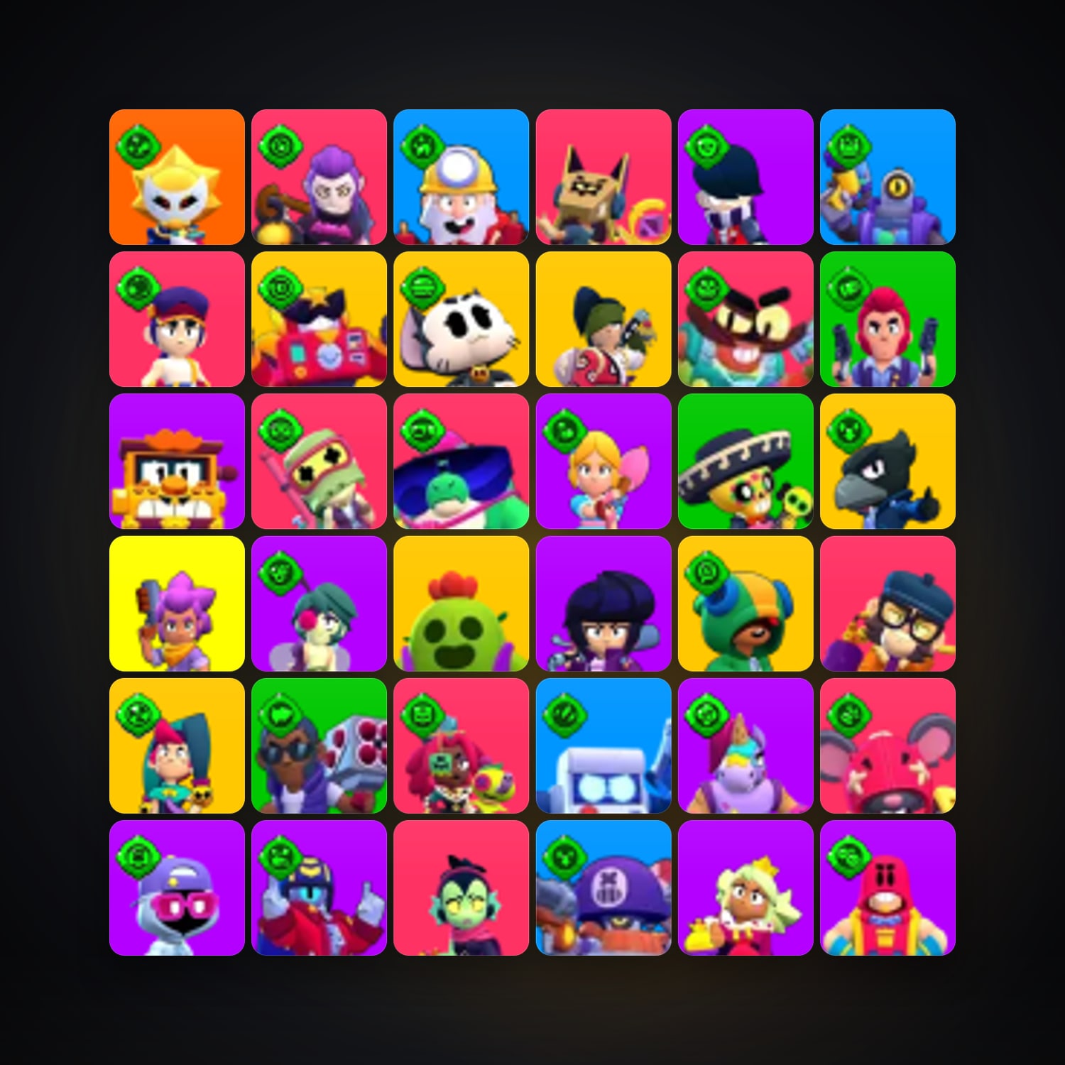 107 Brawlers | 59.3K Trophies — Supercell Account — HabibiAccounts