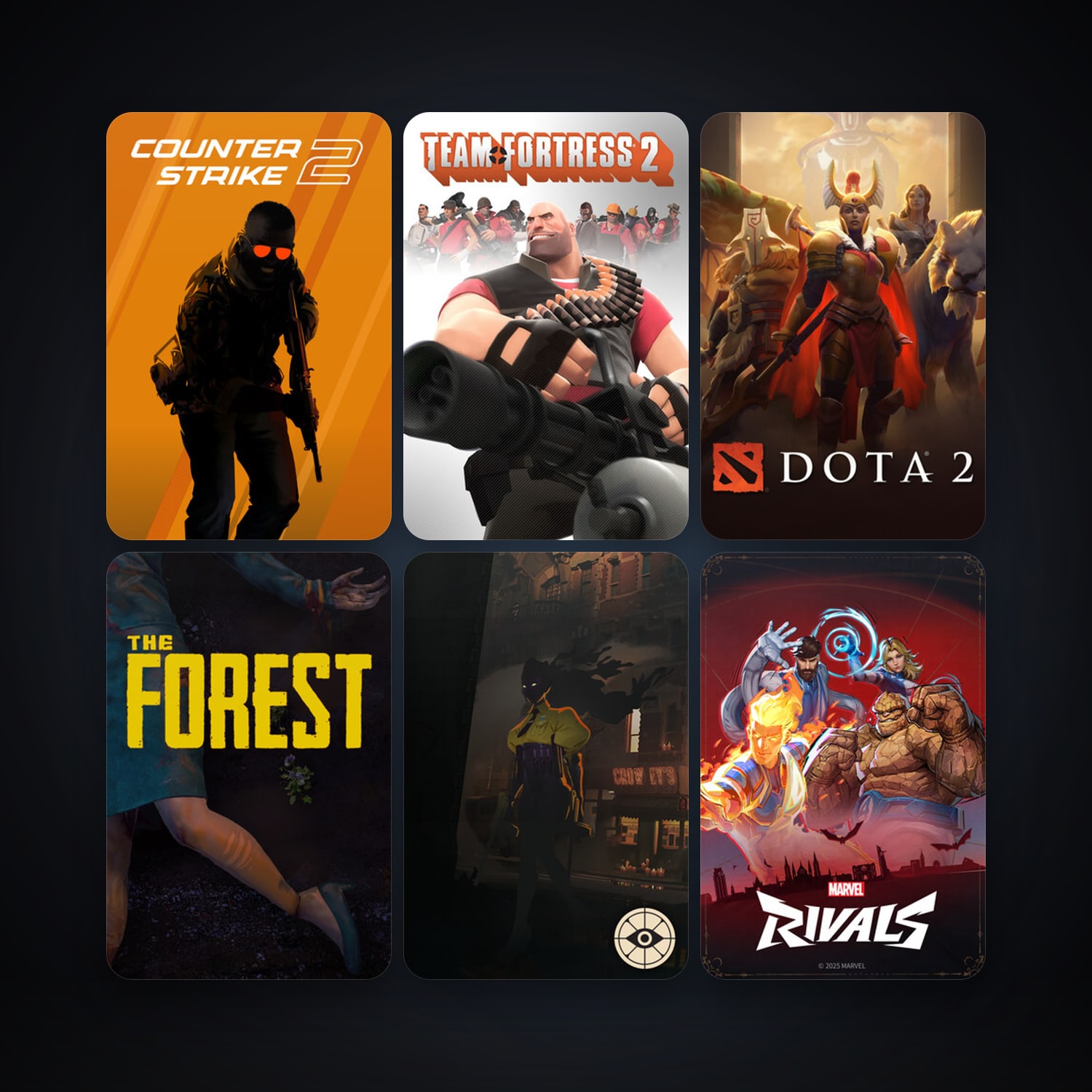 Team Fortress 2 + Dota 2, 17 games, clean — HabibiAccounts